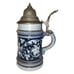 Rare VTG German ART NOUVEAU Beer Stein Prosit/Cheers Cherubs Putti # 508