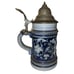 Rare VTG German ART NOUVEAU Beer Stein Prosit/Cheers Cherubs Putti # 508