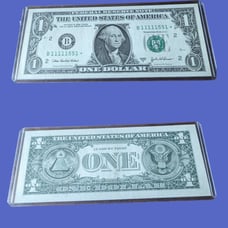 2003 1 dollar bill binary Star note