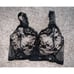 NWOT Victoria's Secret Dream Angels Black Lace Mesh Long Line Bra Sz 34D