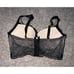 NWOT Victoria's Secret Dream Angels Black Lace Mesh Long Line Bra Sz 34D