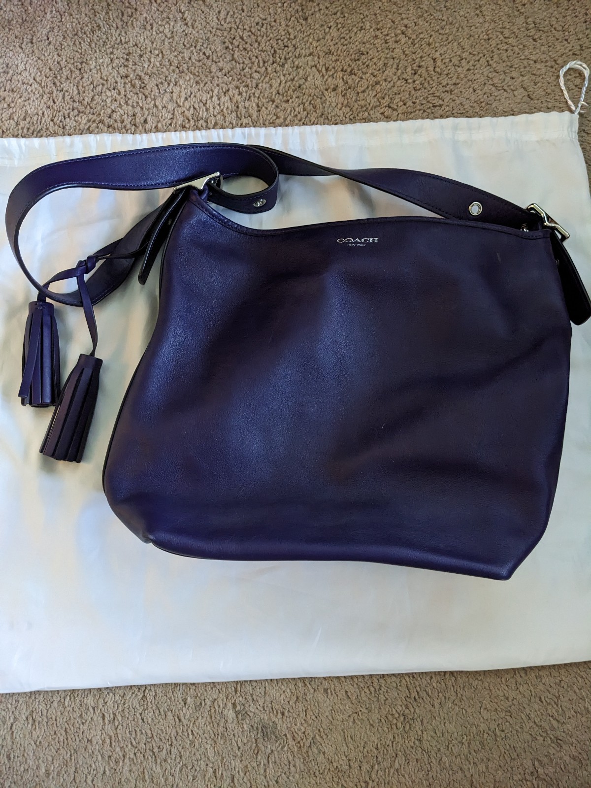 Coach 19889 Legacy Leather Bag Purple