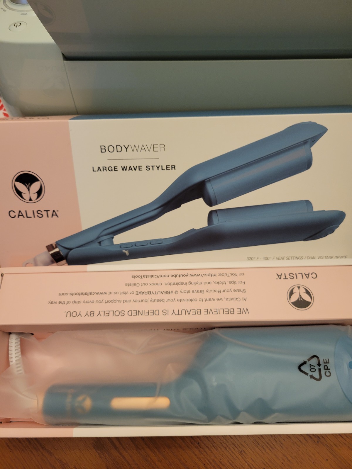 Calista bodywaver Large wave styler in blue green BNIB