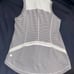 Lululemon Rebel Runner White/Gray Vest Sz 8