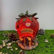 Solar Lights Strawberry House Garden Balcony Courtyard Lawn Decorative Lamps