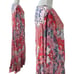 Free People Bohemian Gypsy Maxi Dress Duster Red Retro 70s Festival Medium