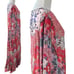 Free People Bohemian Gypsy Maxi Dress Duster Red Retro 70s Festival Medium