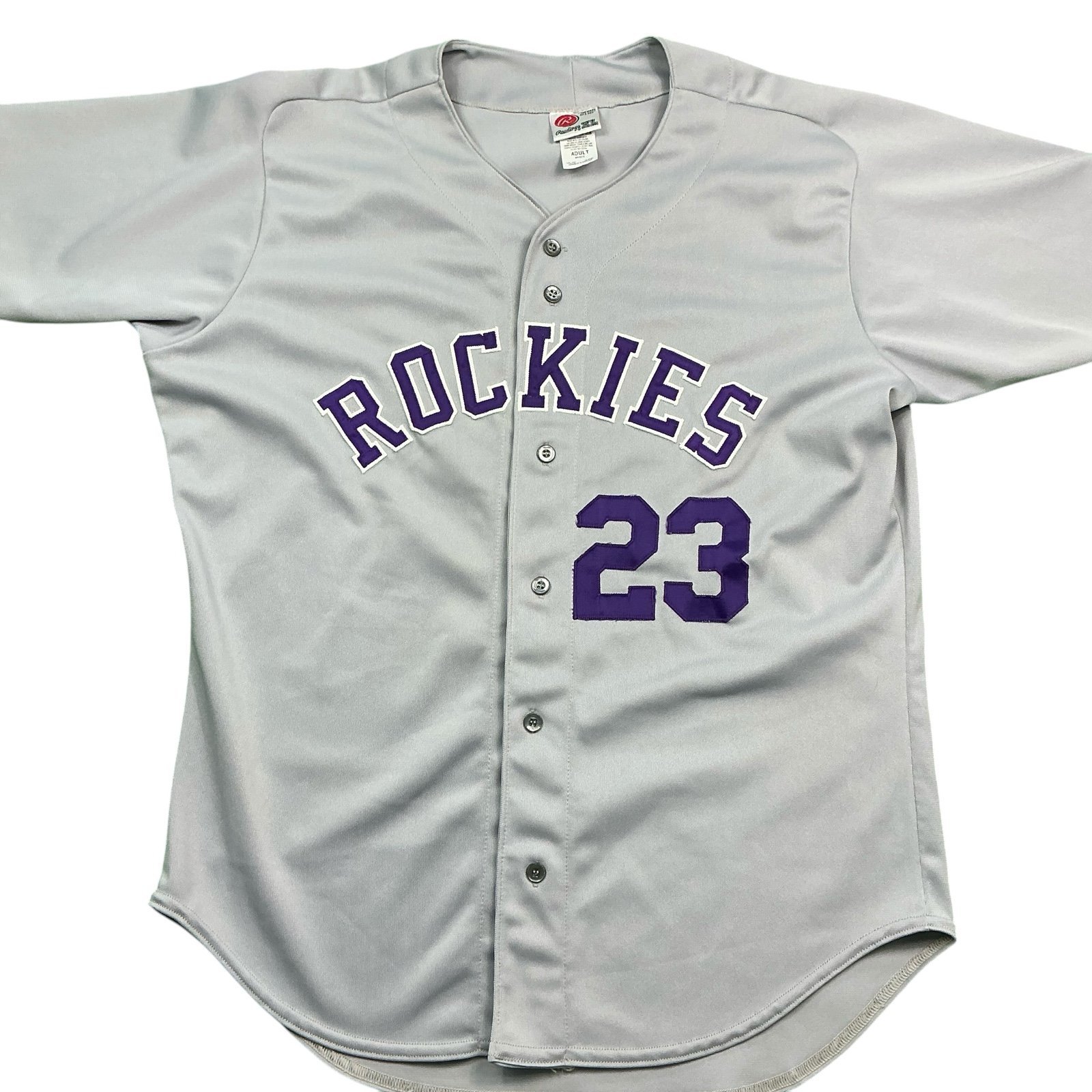 Vintage Colorado Rockies MLB #23 button front fan jersey