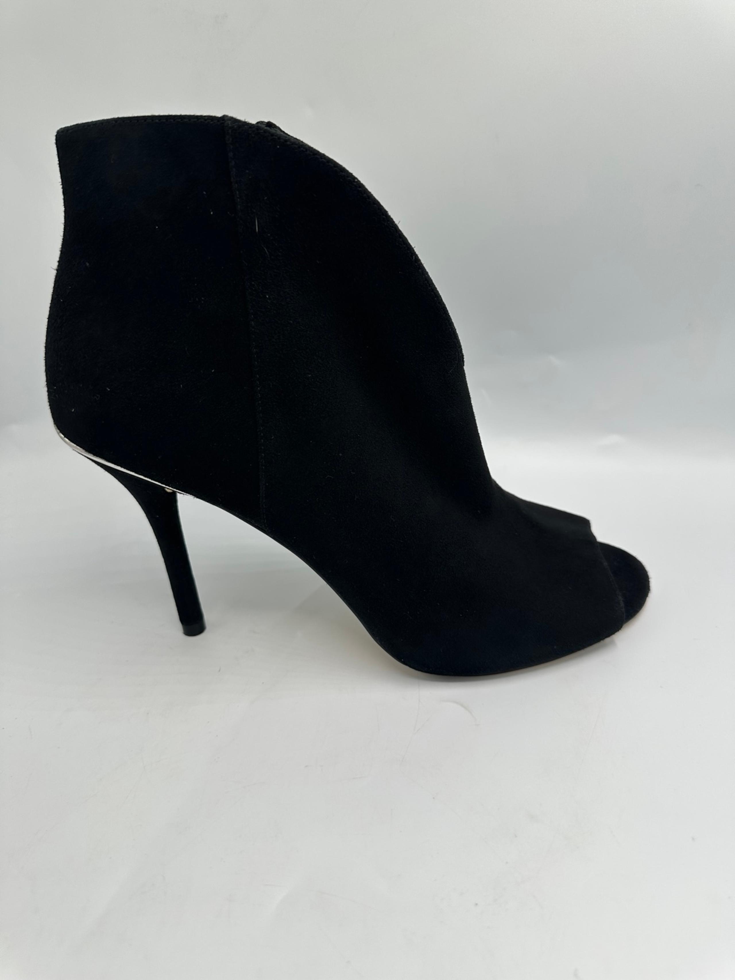 MICHAEL Michael Kors Black Booties Open toe with stiletto heel women's heels 8.5