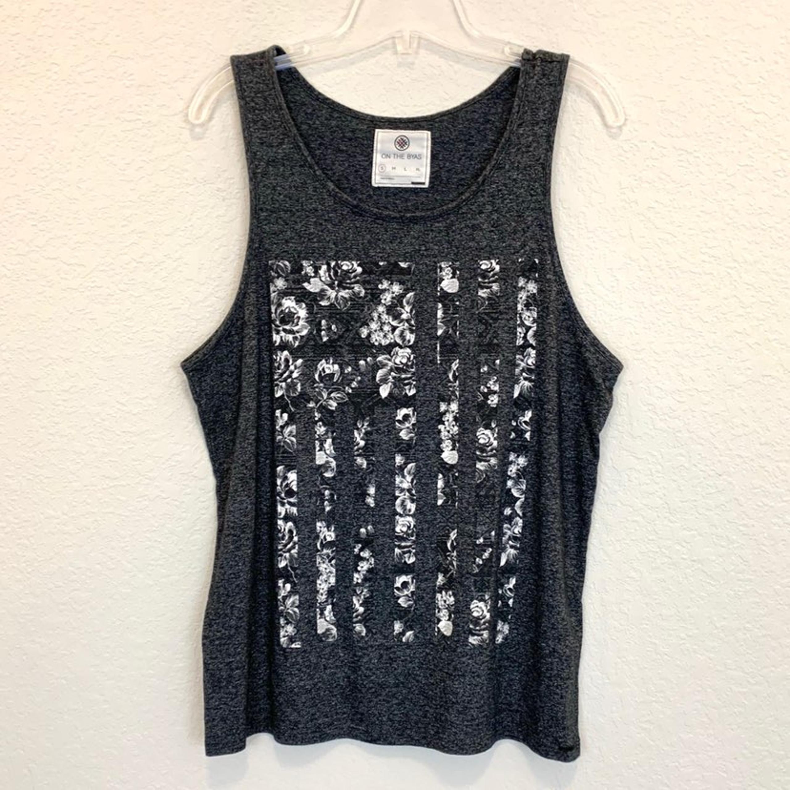 On the BYAS floral print tunic tank top