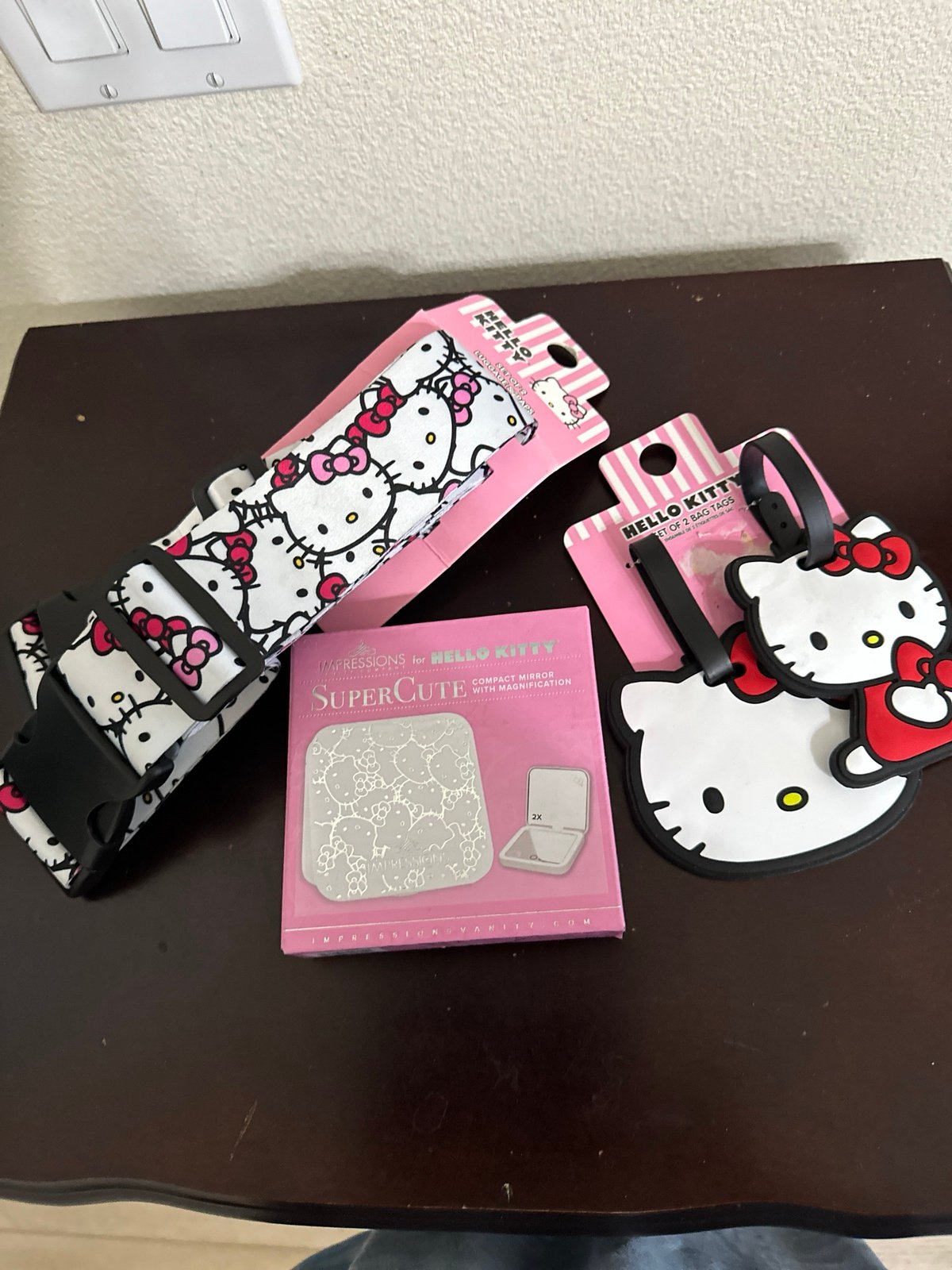 Hello kitty travel luggage trio