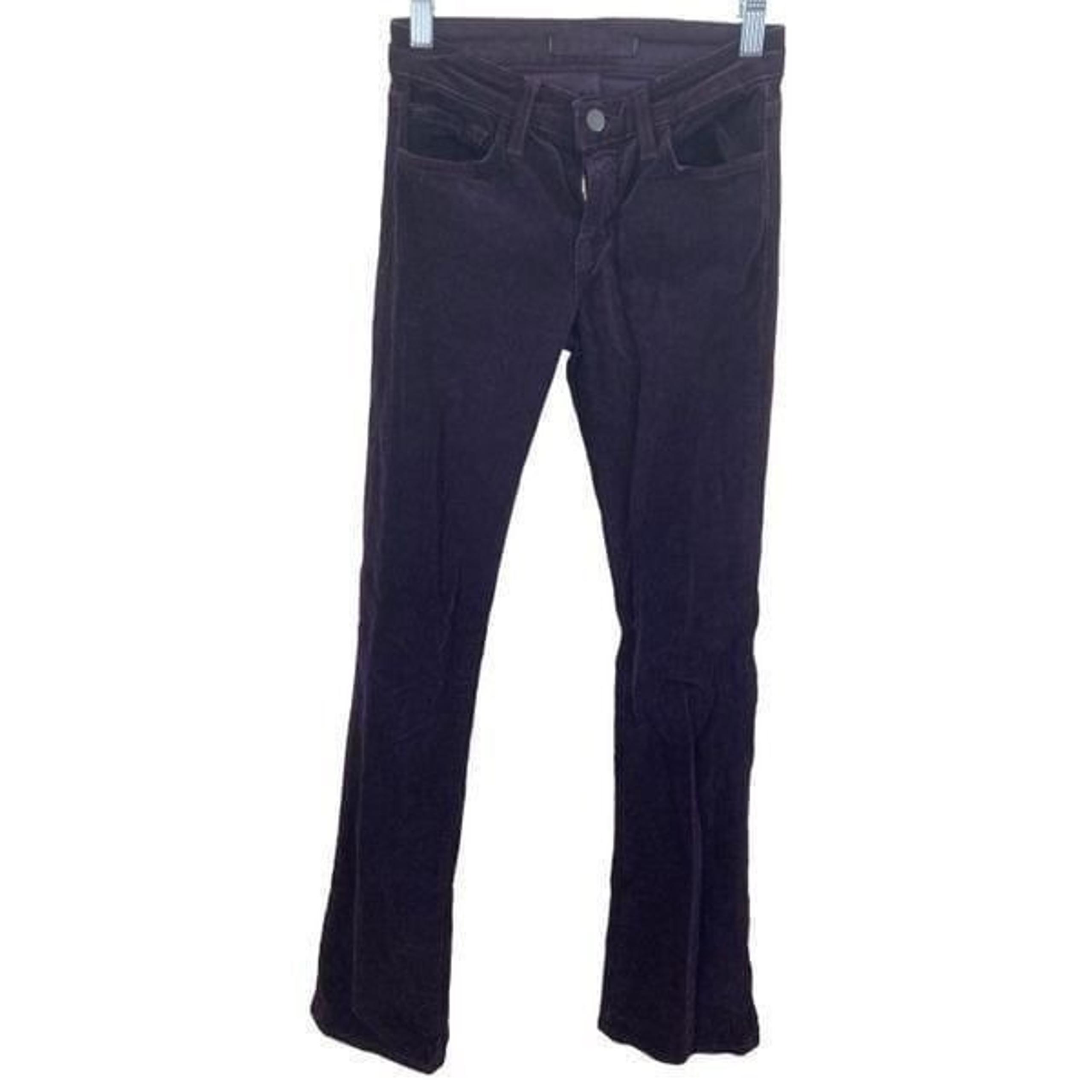 J Brand Purple Corduroy Jeans Cords Fuzzy Flare School Casual Spring Fall