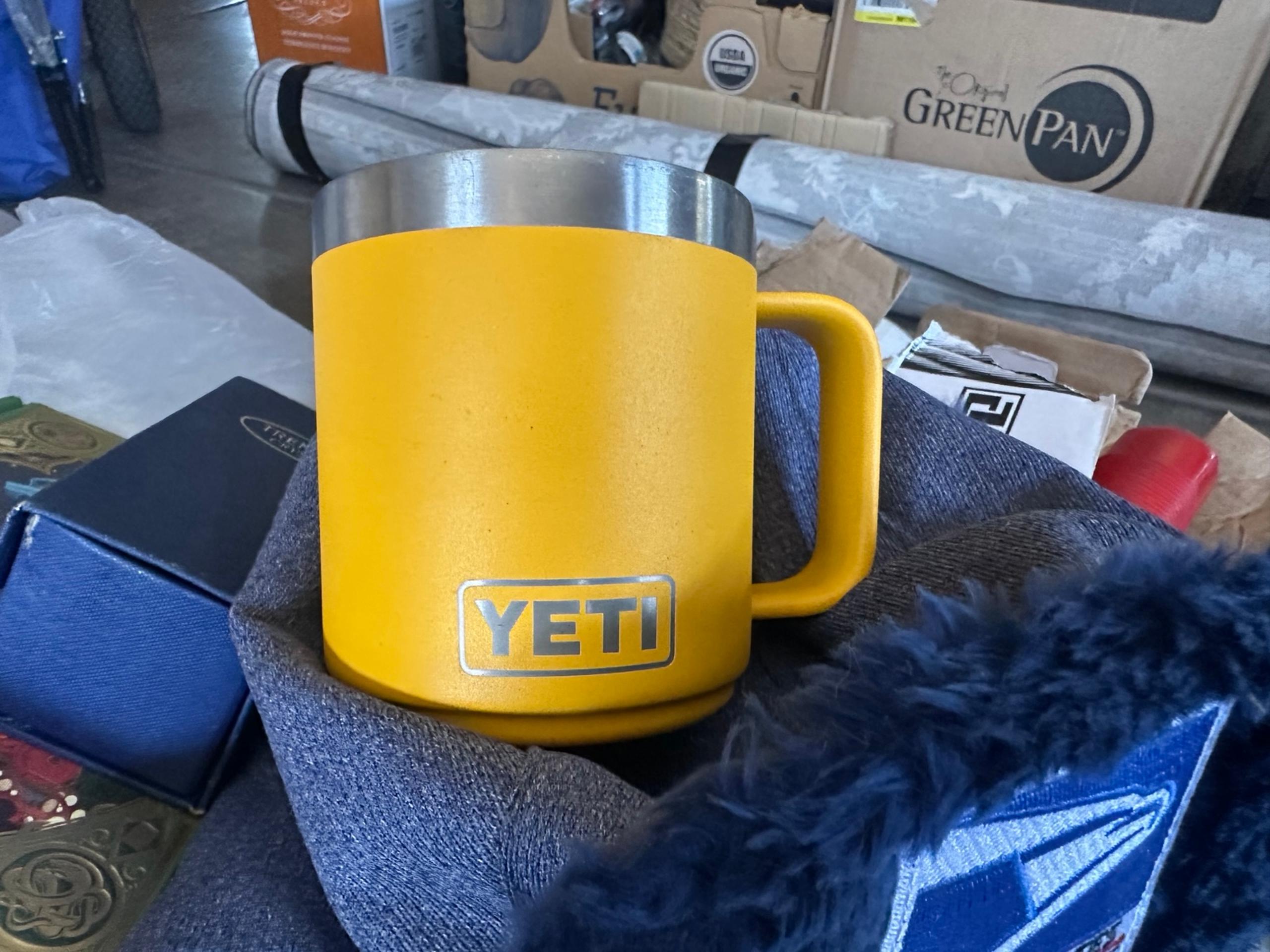 Yeti 14oz stackable mug in yellow