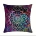 4 pc bohochic mandala throw pillow covers pillowcase set zipper cover