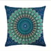 4 pc bohochic mandala throw pillow covers pillowcase set zipper cover
