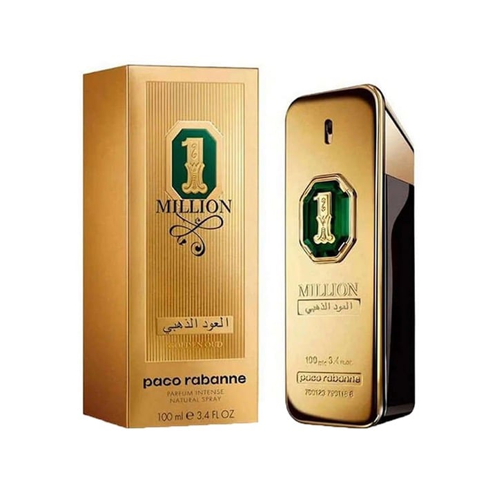 Paco Rabanne 1 Million Golden Oud Parfum Intense 100 ml/ 3.4 oz NEW SEALED