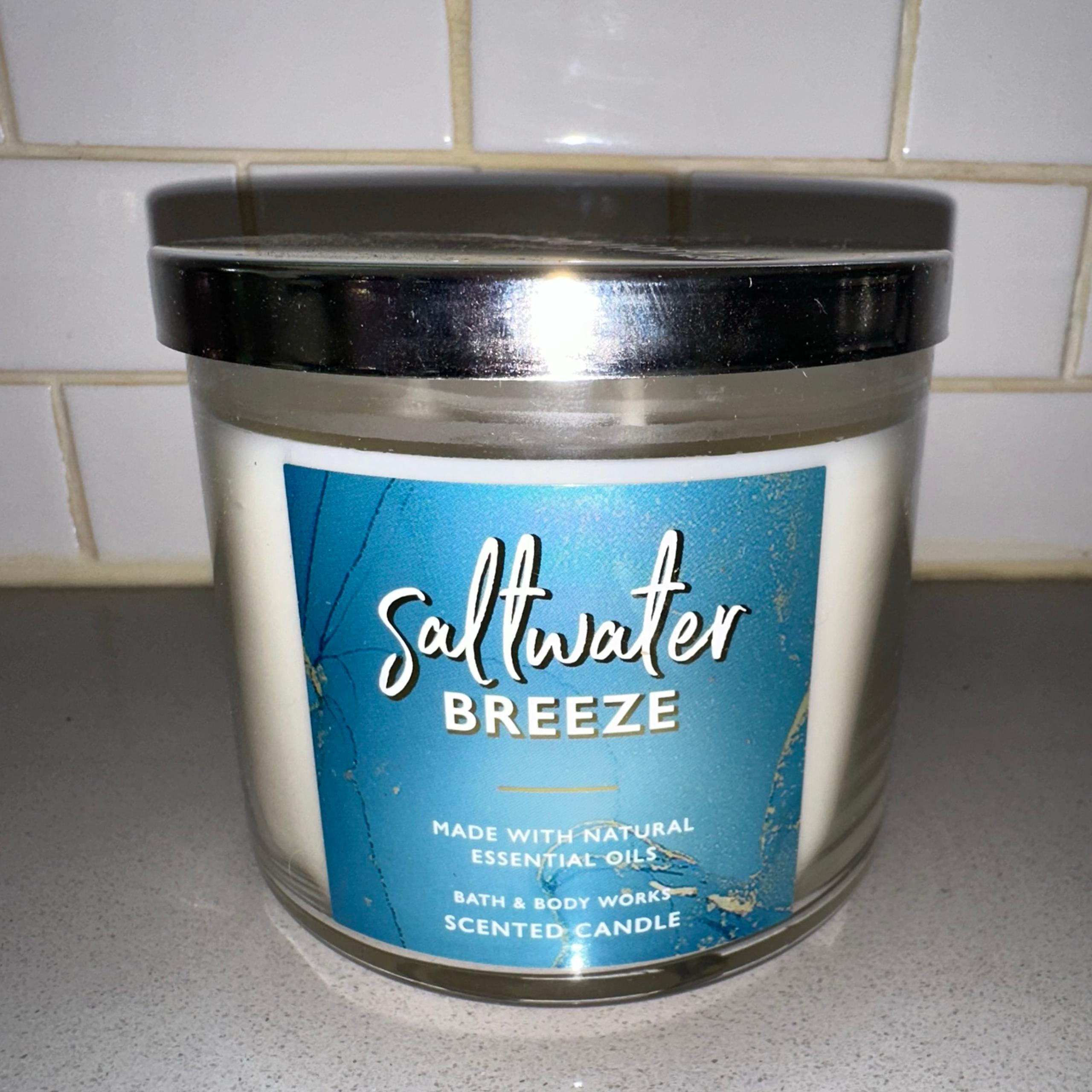 BBW SALTWATER BREEZE 3 Wick Candle
