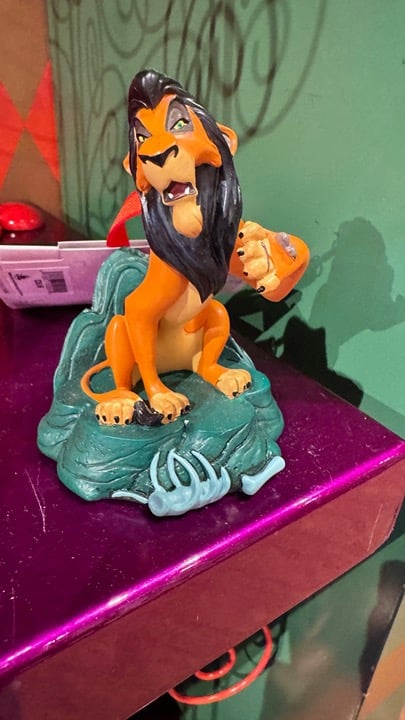 Disney Parks The Lion King Scar Figurine Ornament NEW