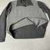 Kenneth Cole Men’s Checked Wool-blend V-Neck Long Sleeve Pullover Sweater