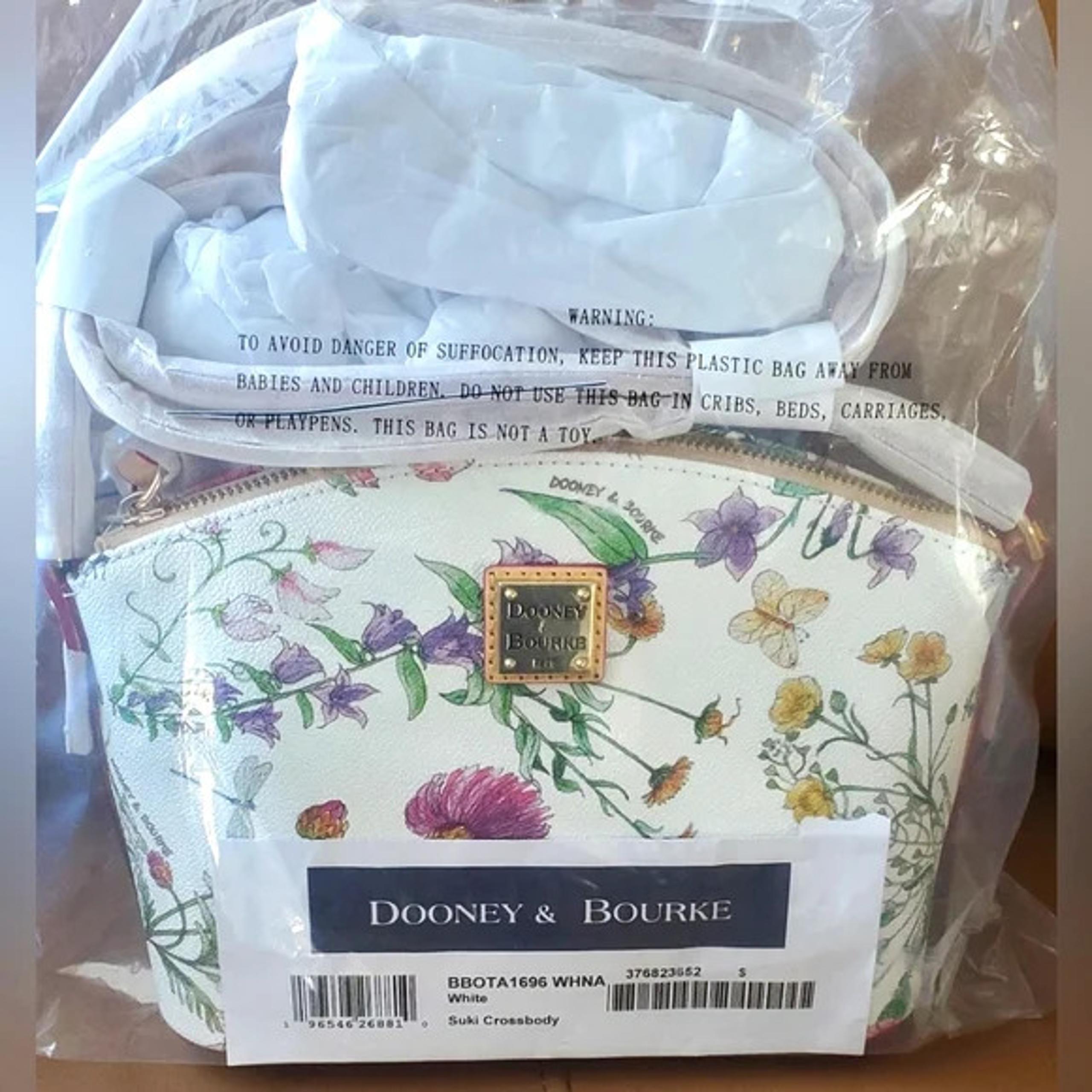 NEW Dooney & Bourke Botanical Collection Suki Crossbody Shoulder Bag