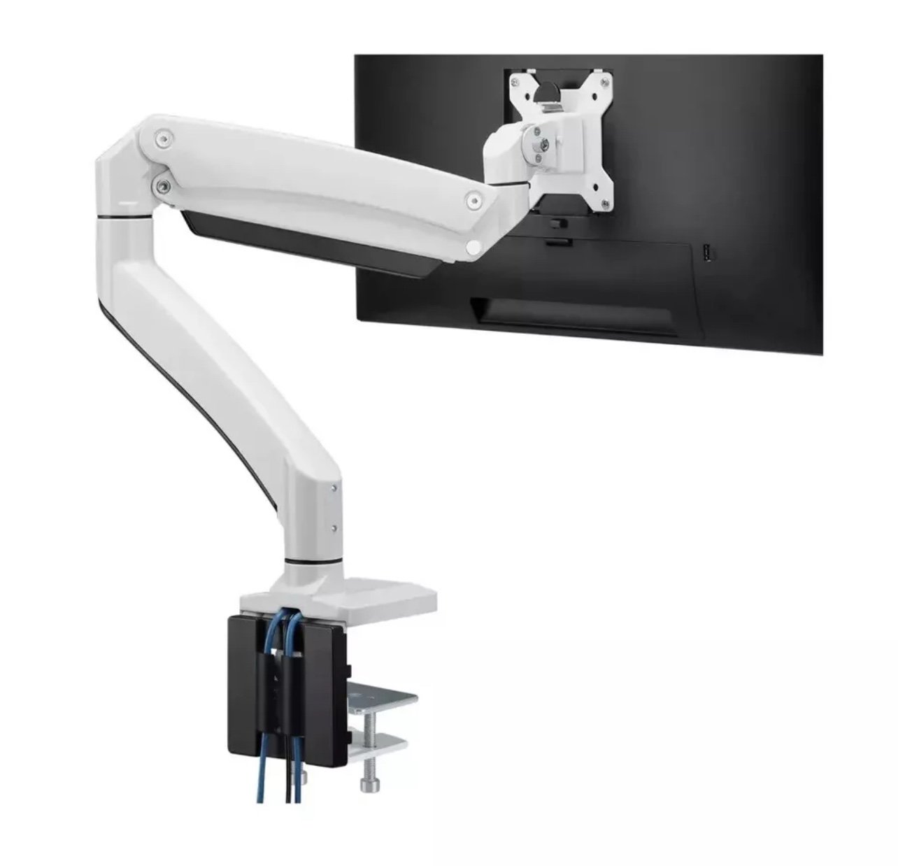 AVLT Single 13"-43" Monitor Arm Desk Mount fits Flat Curved Ultrawide Monitor
