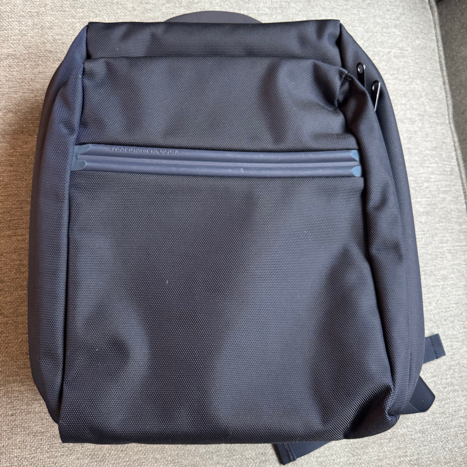 Mandarina Duck Work Backpack Blue Travel Laptop Office Padded