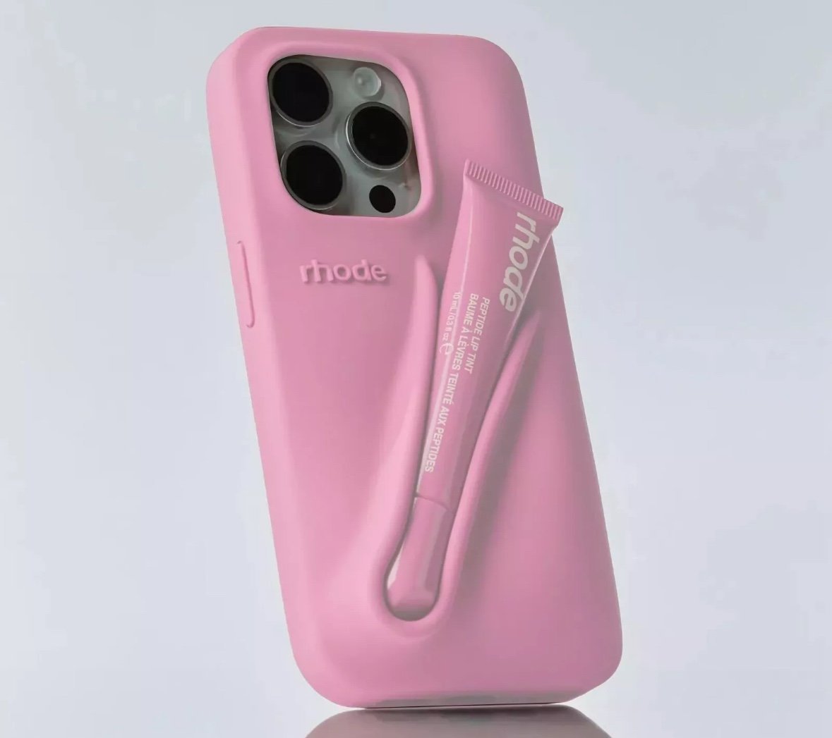 iPhoneアクセサリー RHODE SKIN iPhone14pro+lip ribbon lip case | rhode skin