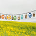 PEACE SIGN Cutout Handmade Recycled Metal Flags and Chimes