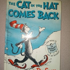 1st Edition First Print Dr. Seuss The Cat In The Hat Comes Back 1958 Book