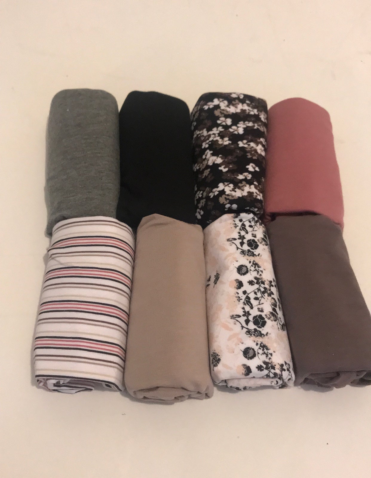 Felina 8 pack Cotton Stretch Hi-Cut Full Coverage Panties Size XL NEW