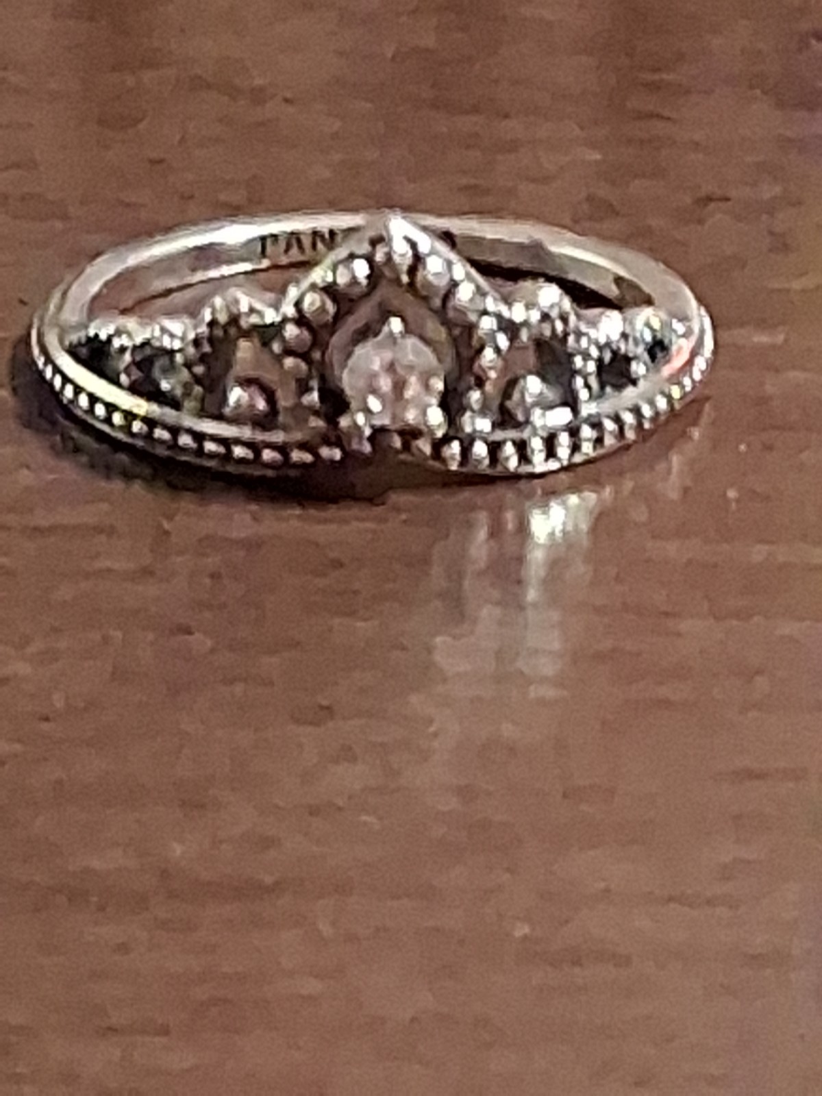 Pandora authentic brand new sterling silver princess crown ring size 7 8 9