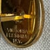 Rare Vintage Mid Century Victoria Flemming N.Y. Happy Sad Cat Enameled Cufflinks