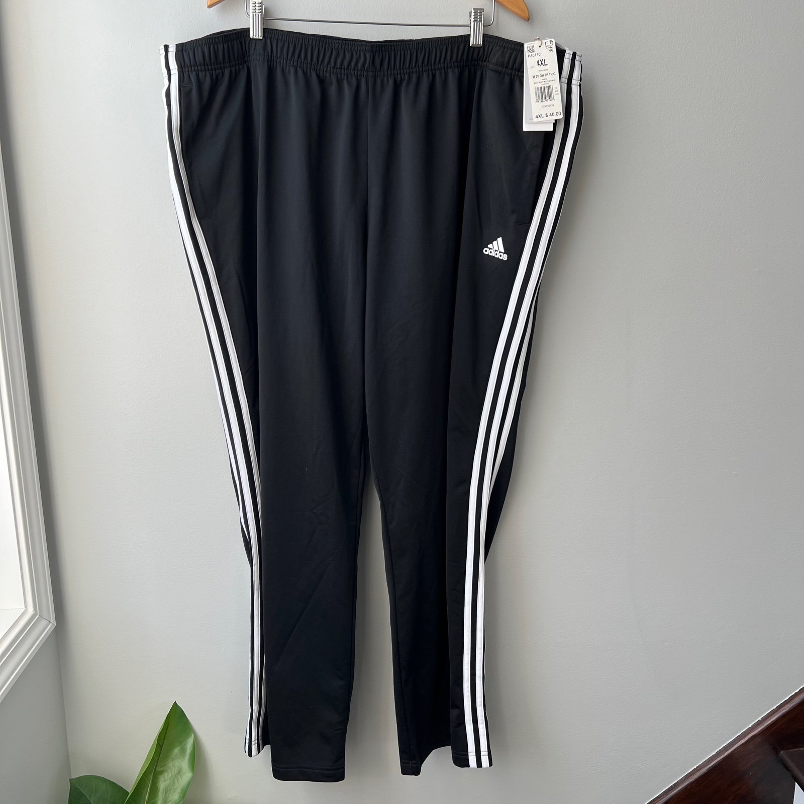 Adidas Tricot Track Pants 3 Stripes Men’s Size 4XL