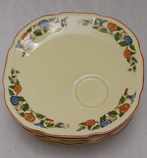 9 Piece Yellow French China Co Serving Set