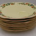 9 Piece Yellow French China Co Serving Set