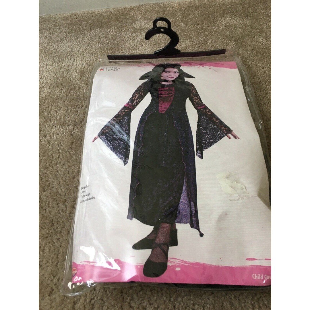 Vamptessa Girls Child Costume Size L 12-14 Halloween Cosplay
