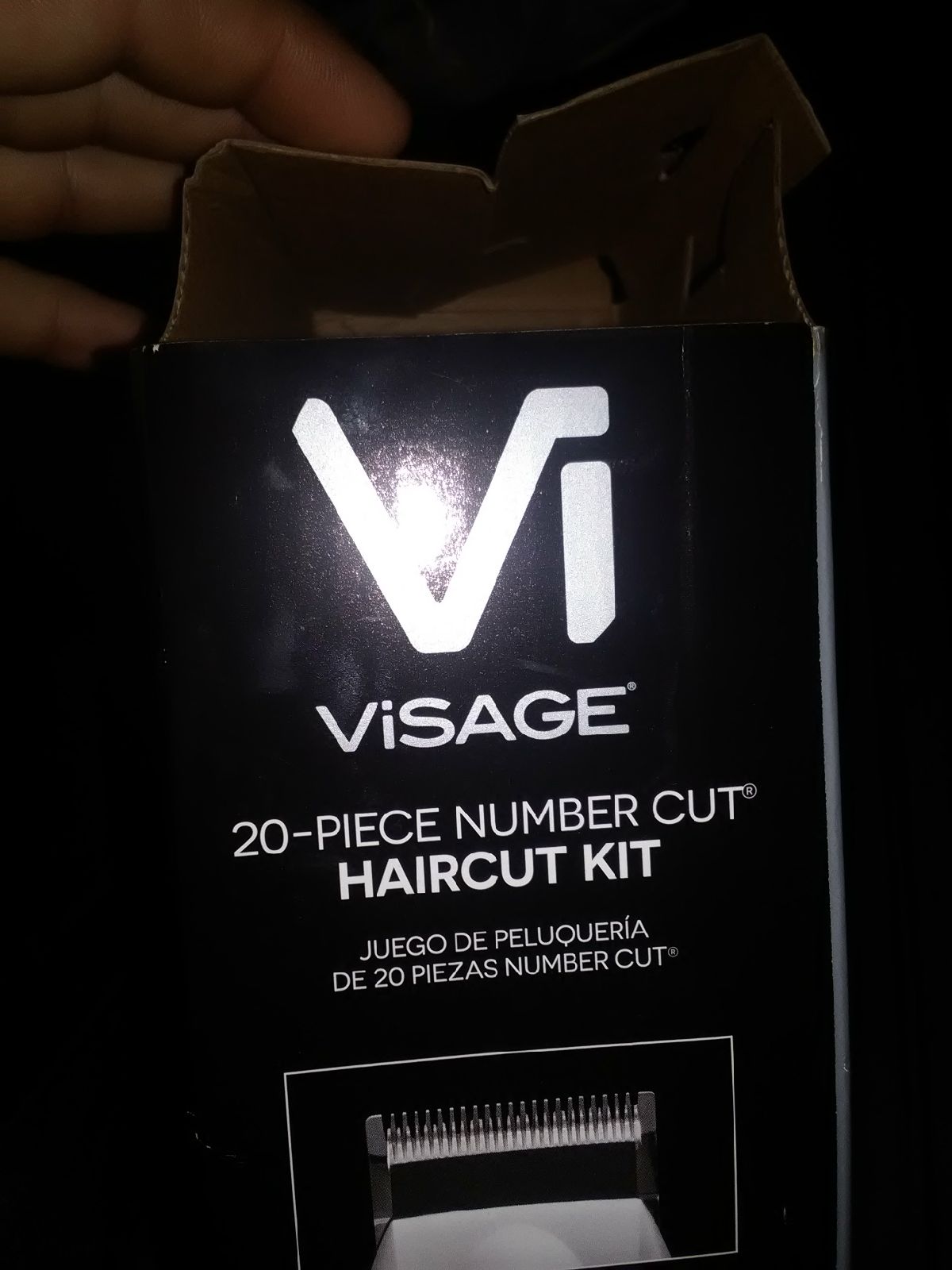 Visage 20-piece number cut haircut kit. Electric hair cutter.