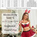 Christmas Lingerie Sets Sexy Santa Mesh Babydoll Teddy Top Mini Skirt Sz S-XXL