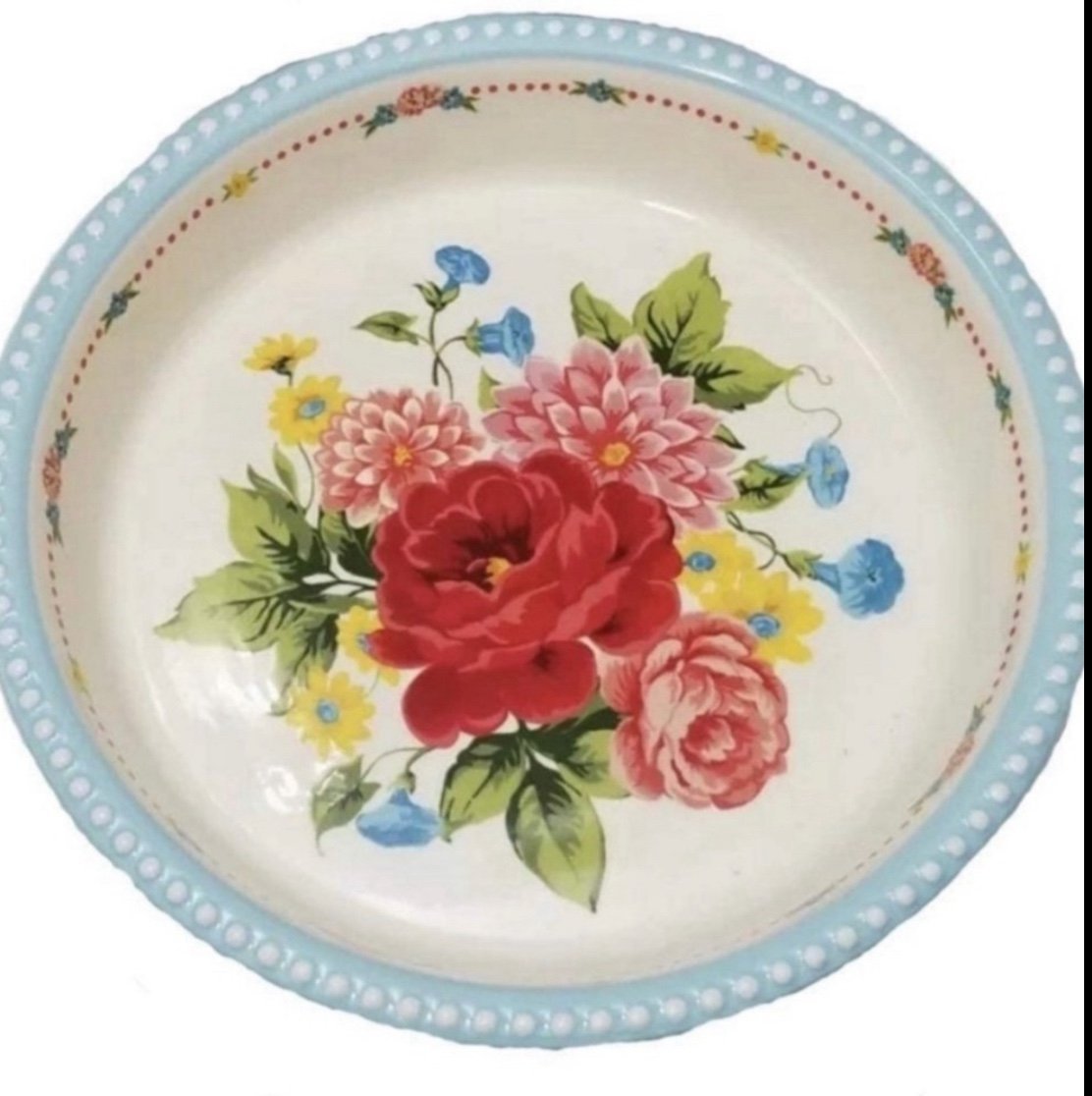 HTF! Pioneer Woman Sweet Rose Pie Plate NWT! 10 1/4 NWT!♥️
