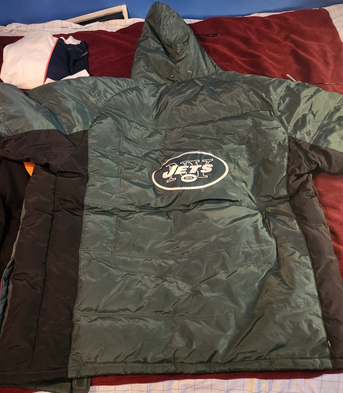 NfL NY Jets Sideline Puffer Winter Coat XL