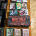Various Used Anime Cards / Sleeves / Deck Cases with Evangelion Storage Box