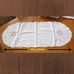 Vintage Table Placemats, Napkins and Table Runner Set 17 Pcs White Cotton