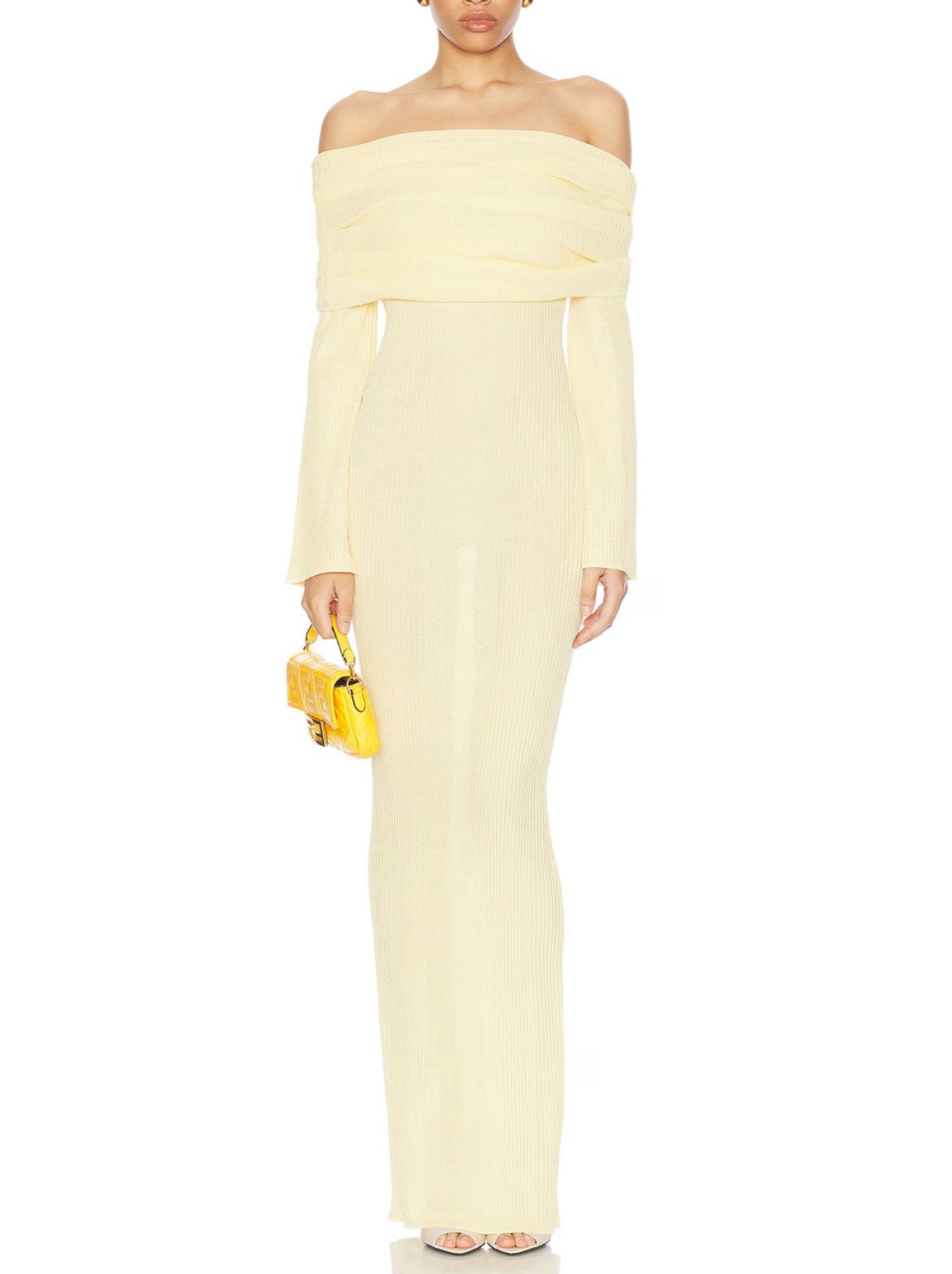 GALLERIA RIB KNIT MAXI DRESS