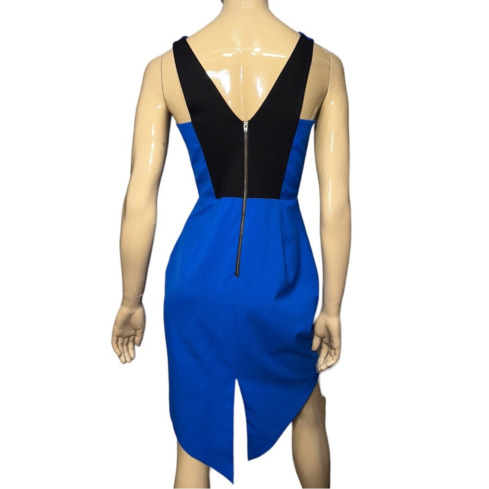 Mason Women’s Size 8 Cobalt Blue Bustier Fitted Top Midi Dress