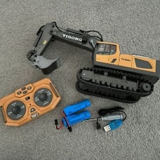 New Remote Control Excavator Toy for 6-12 yr Boys, Best Birthday Gifts.