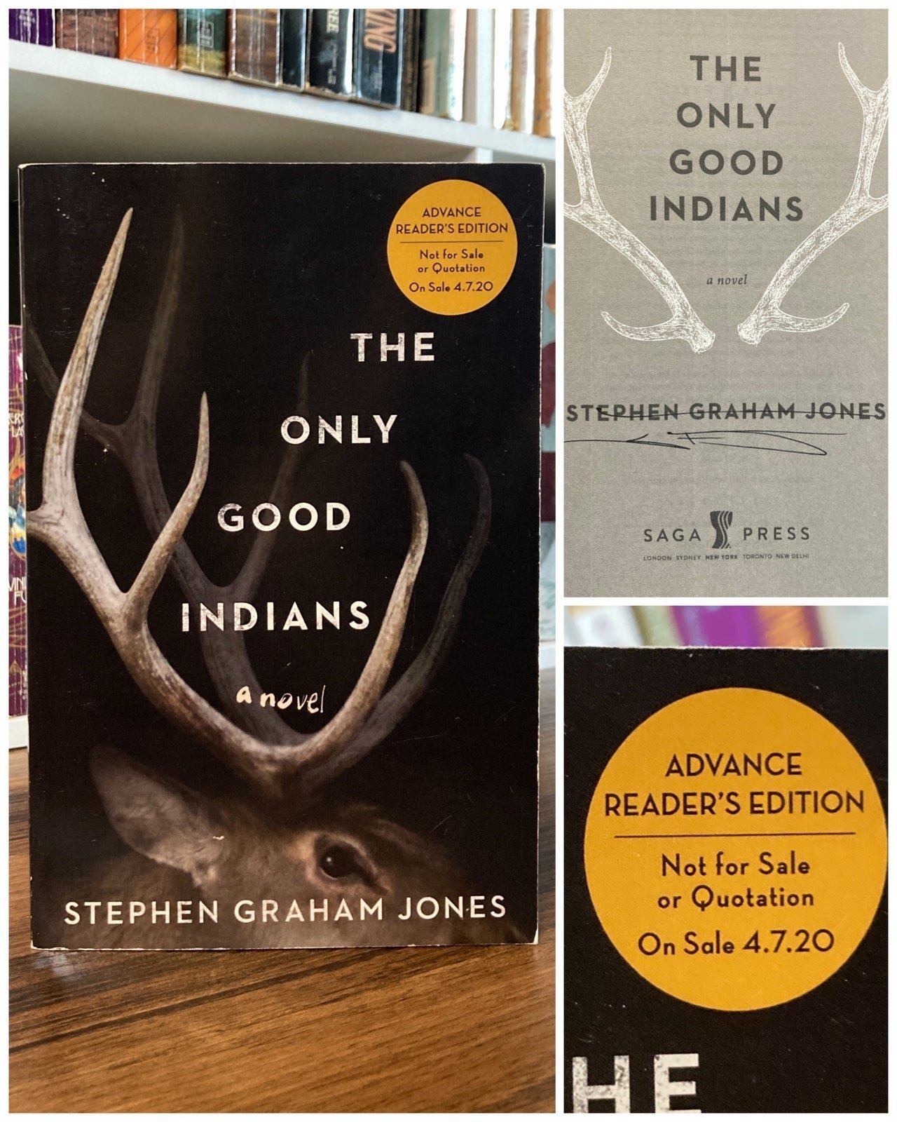 *Signed ARC / Uncorrected Proof* The Only Good Indians - Stephen Graham Jones