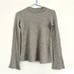 Vince Gray Cashmere Mock Neck Flare Sleeve Pullover Sweater Women’s Size Small
