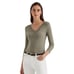 NWT! Lauren Ralph Lauren Lace-Trim Stretch Top - Size XXL