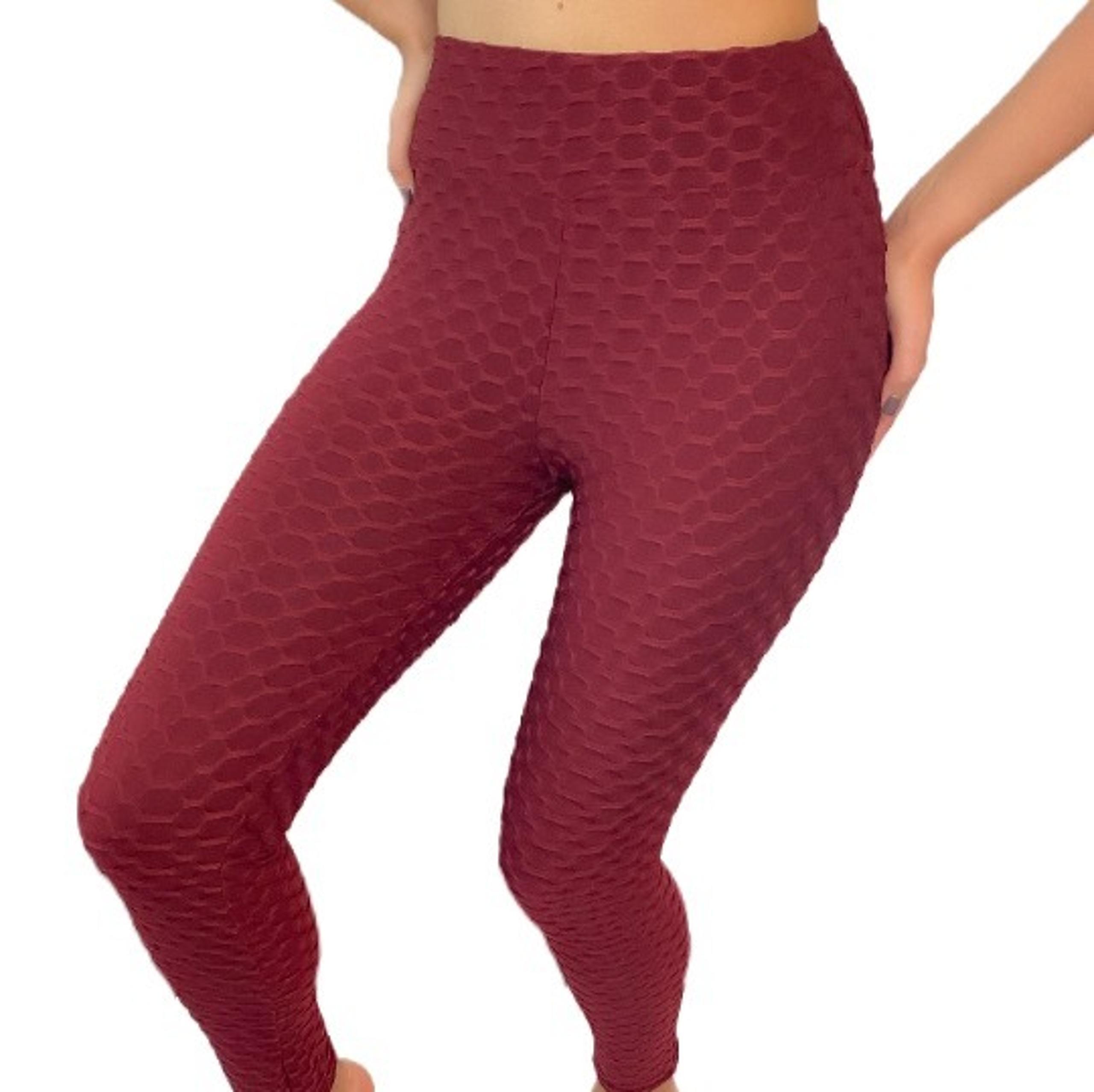 Women's activewear workout honeycomb bubble classic leggings. Yoga pants