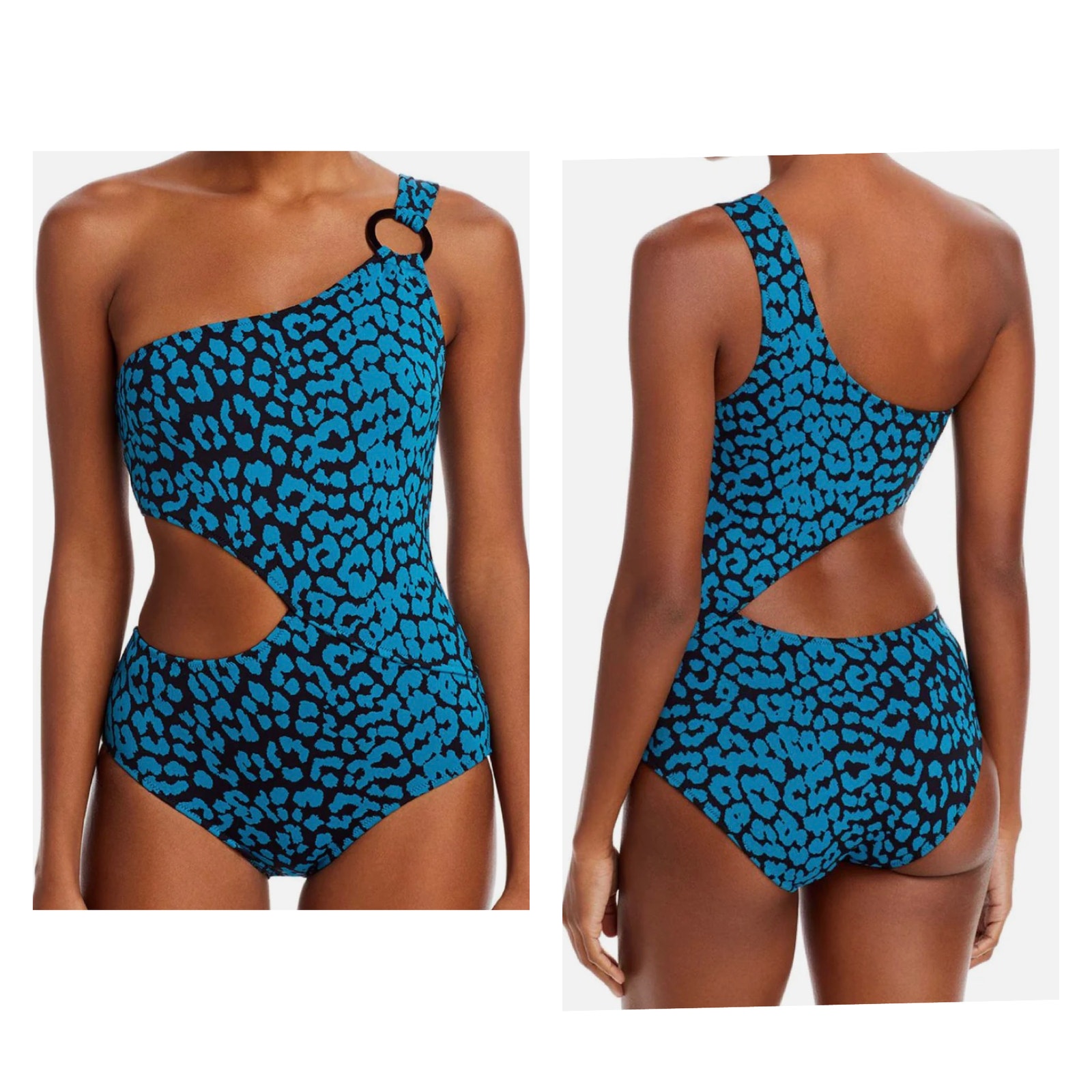 Solid and striped leopard one piece sale